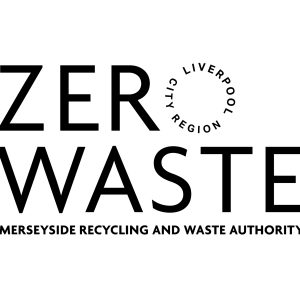 Liverpool City Zero waste logo black and white