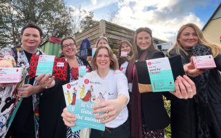 Hey Girls at the Nourishing Norfolk pantry, Kenninghall
