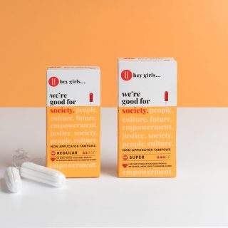 non applicator Tampons boxed